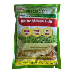 (SÂU) VIETDAN 3.6GR GÓI 1KG RÃI GỐC (THÙNG 25 GÓI)
