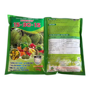 (PB) PHÂN BÓN NPK 15-30-15 + TE GÓI 1KG