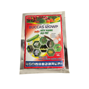 (RẦY) BUCCAS 120WP GÓI 100G (THÙNG 100 GÓI)